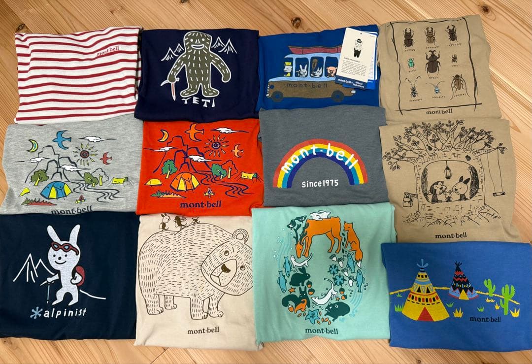 mont-bell キッズ　Tシャツ　13着