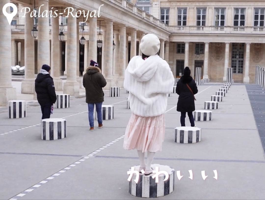 Lemonplet レモンプレット　エコファーフーデッドポンチョ　オフホワイト