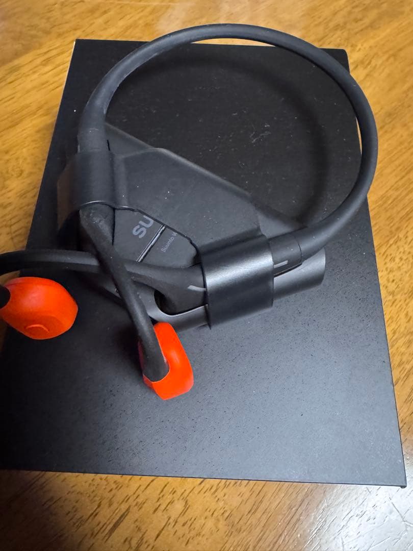 スント　wing2 オレンジ　ワイヤレス骨伝導イヤホン