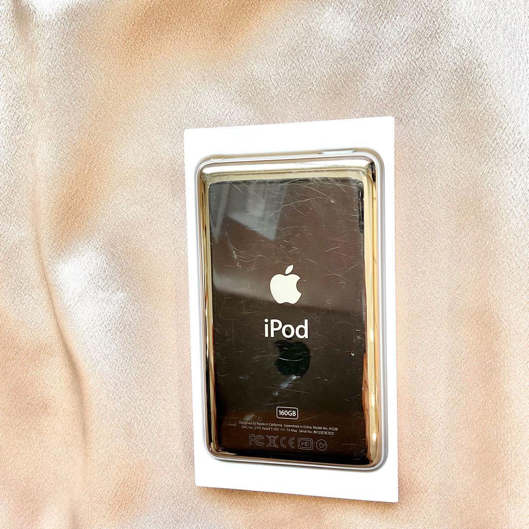 シルバー iPod classic 第7世代 160GB アイポッド本体 W