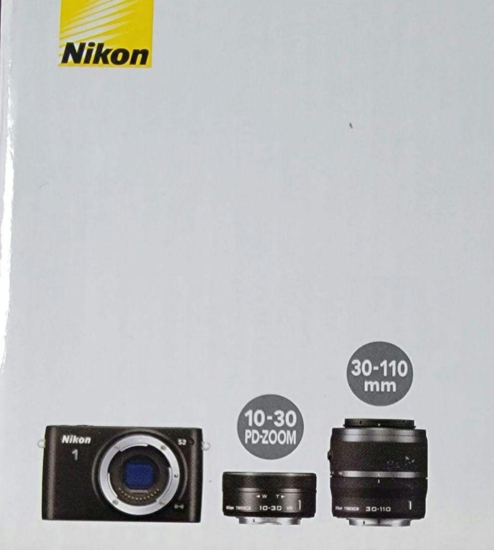 新品　ニコン1 S2ダブルズームキット＋純正レザーケース+三脚　限定セット