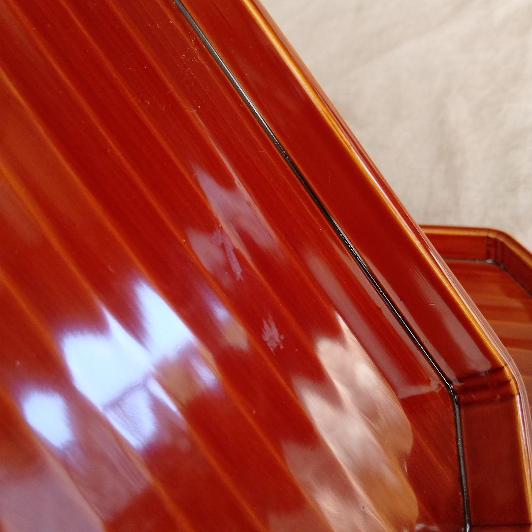 飛騨春慶　春慶塗　懐石膳　四角盆　4枚