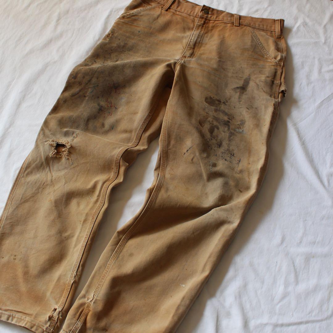 ［最高ペイント•一点者］Carhartt ペインターパンツ ダック ワーク 34