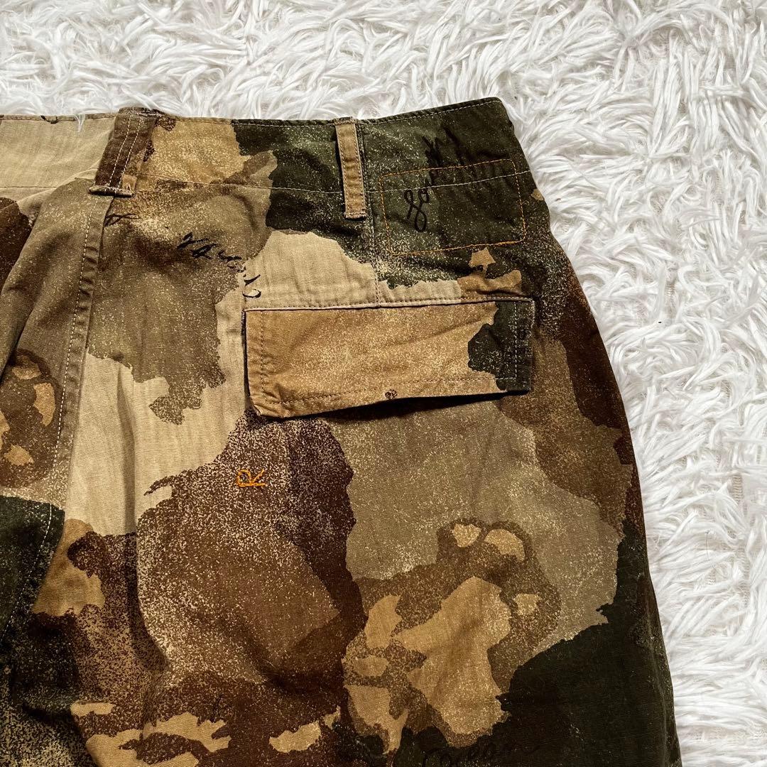 美品✨45R 七つの海迷彩の908パンツ　迷彩　カモフラ　 2サイズ