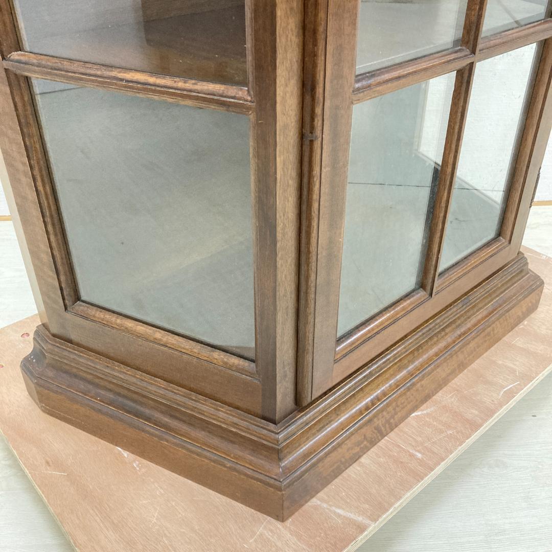 アンティーク キュリオケース 飾り棚 ショーケース キャビネット