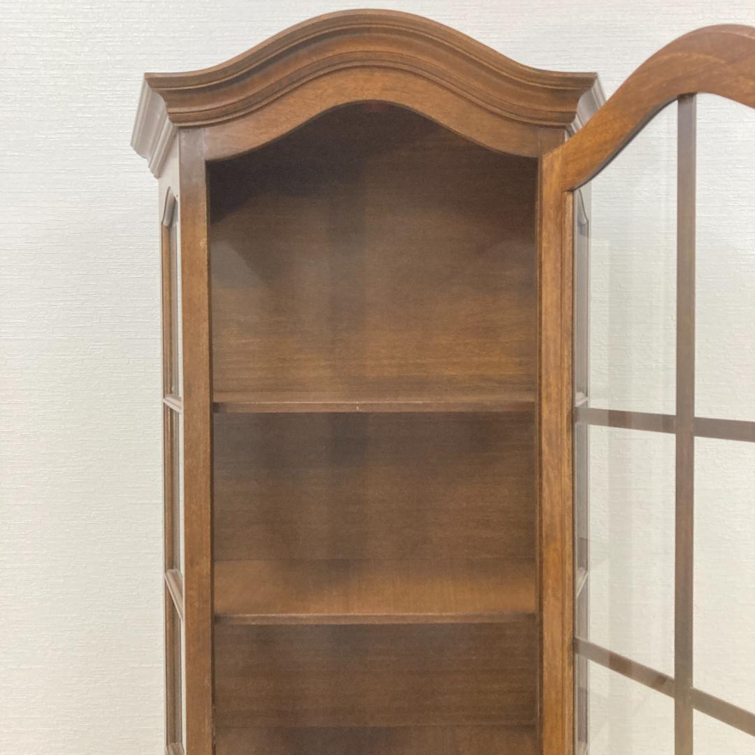 アンティーク キュリオケース 飾り棚 ショーケース キャビネット