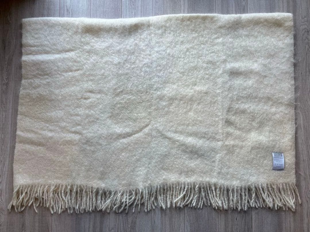 サ*ラ様 LAPUAN KANKURIT モヘアブランケット アイボリー
