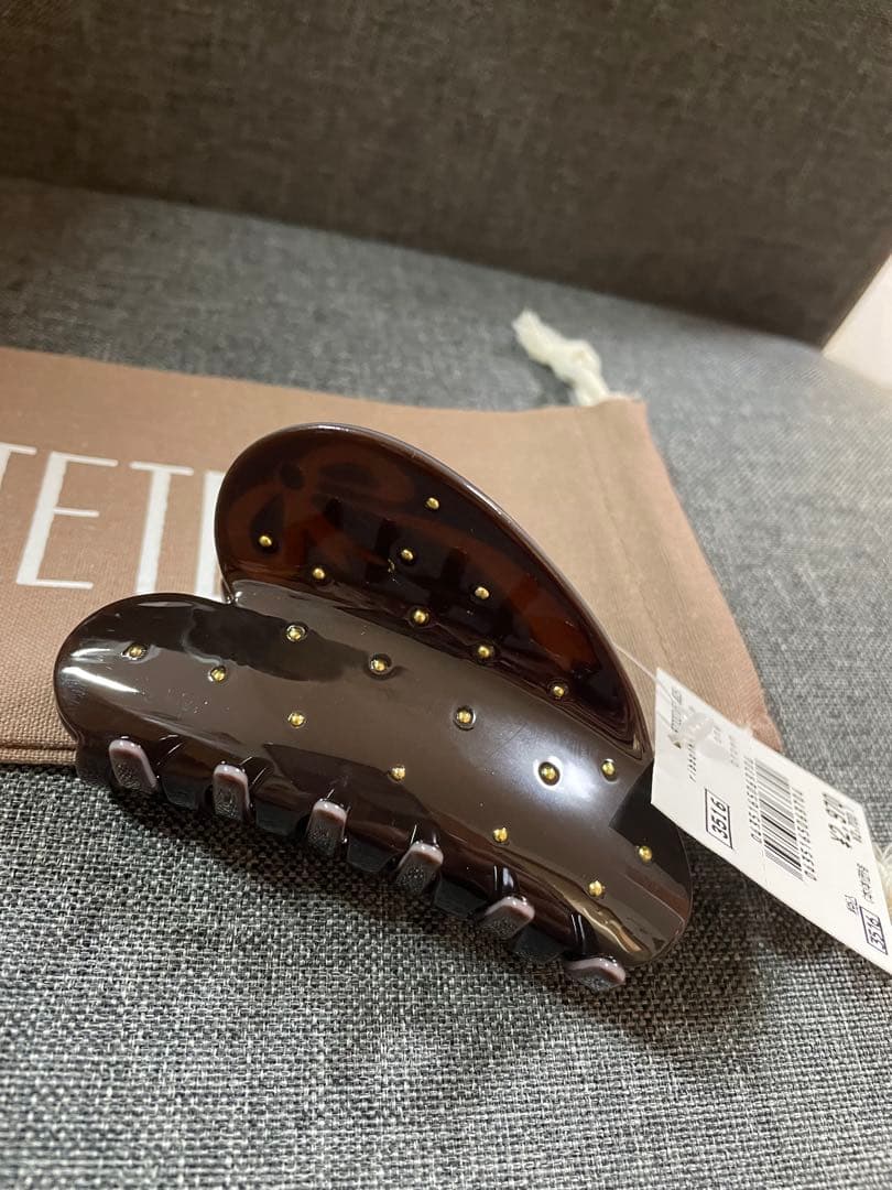 【新品未使用】POTETE ハートクリップ　2個セット　巾着付き