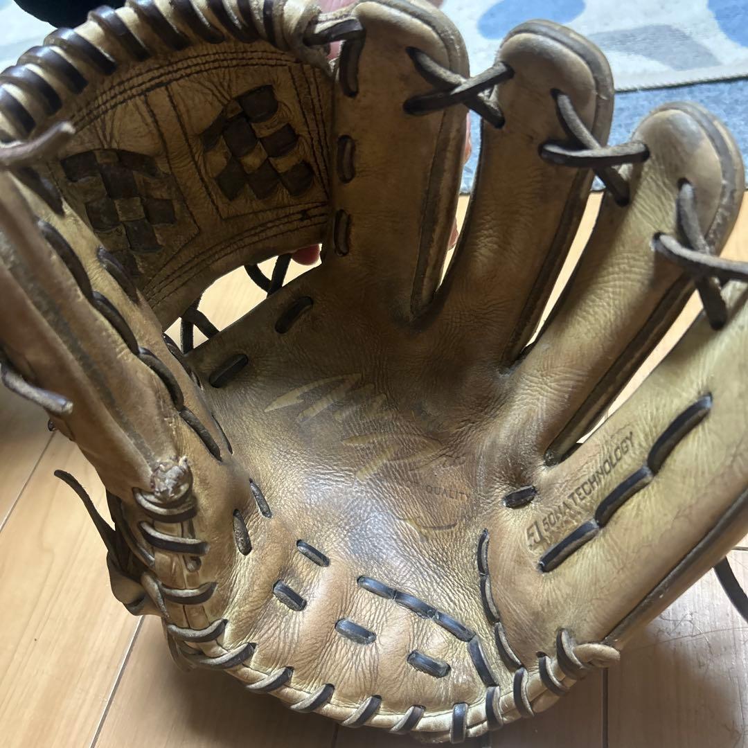 グ*け様 ソフトテクノロジー ベージュ 野球グローブ