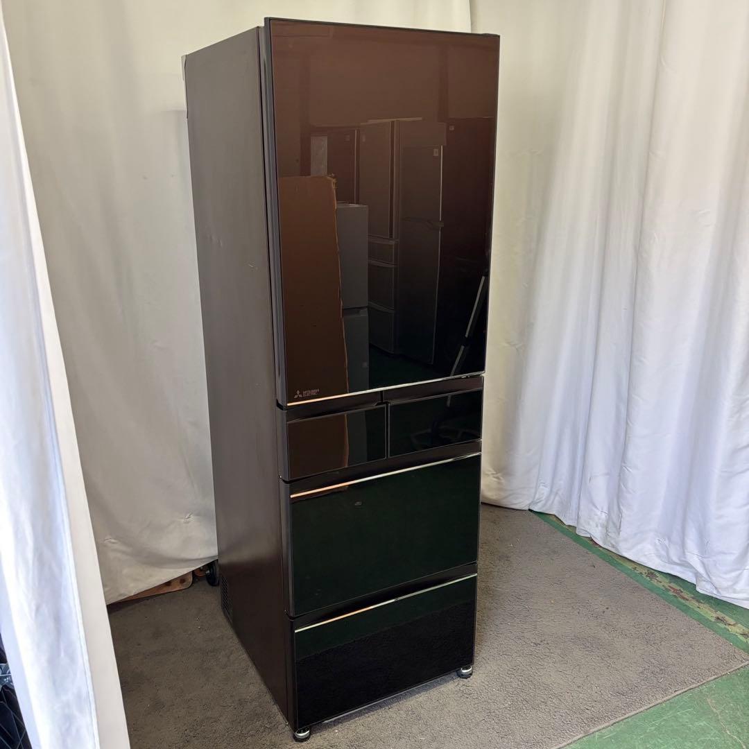 ★112　冷蔵庫　三菱　大型　400-500ℓ　綺麗　右開き　自動製氷　設置無料