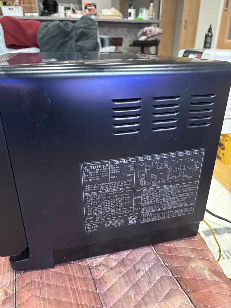 SHARP 電子レンジ RE-TD184-B 2023年製