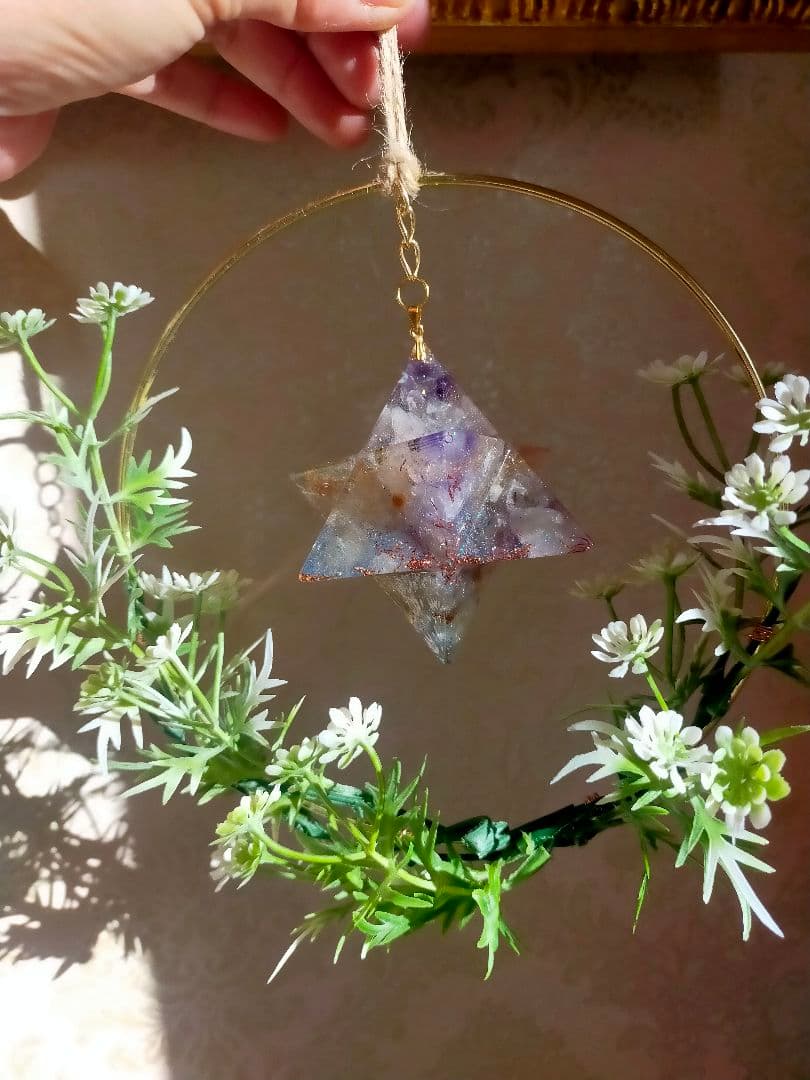 特大　オルゴナイト　マカバスター　インテリア　浄化　電磁波カット　開運引き寄せ