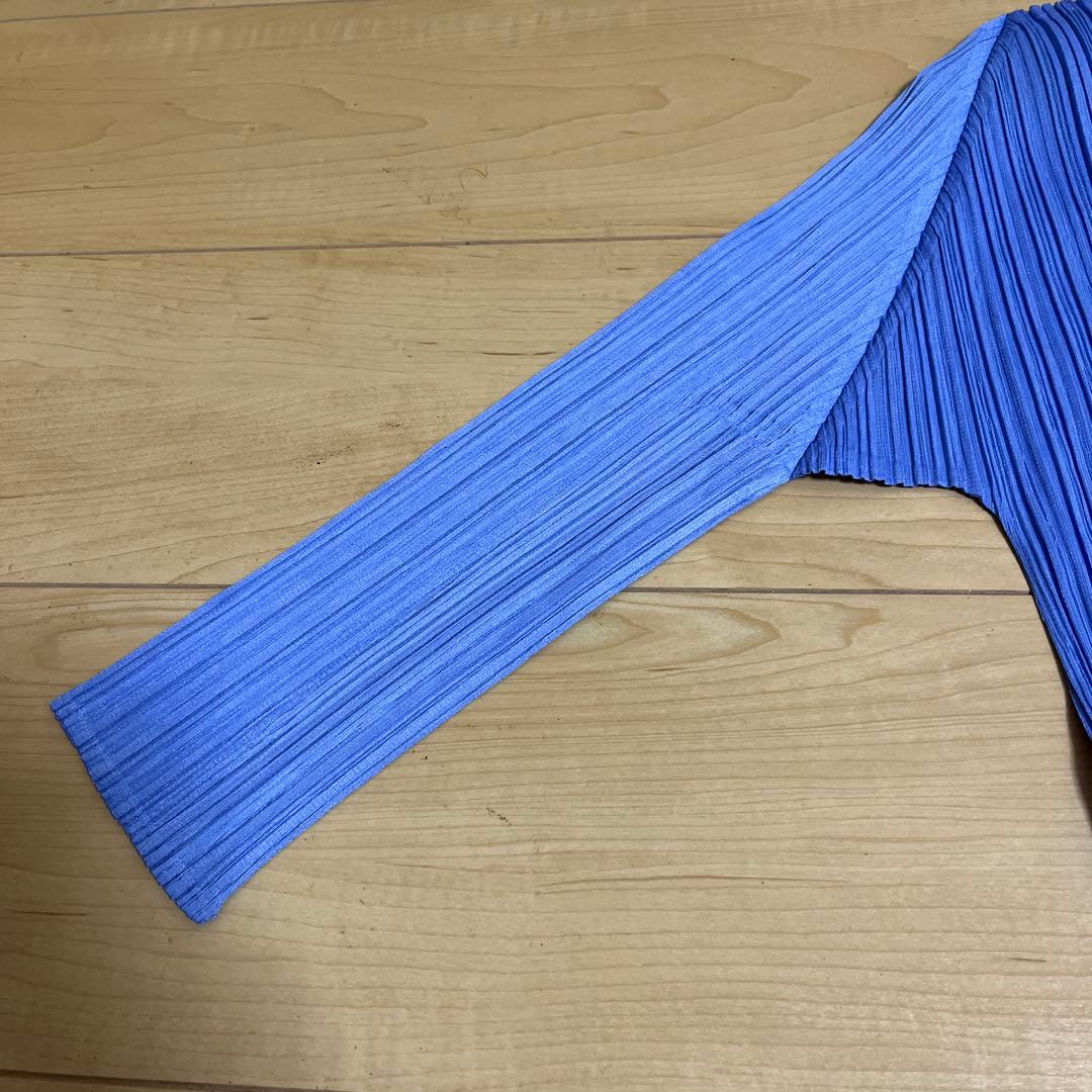 PLEATS PLEASE(プリーツプリーズ) ロングTシャツ ブルー サイズ3