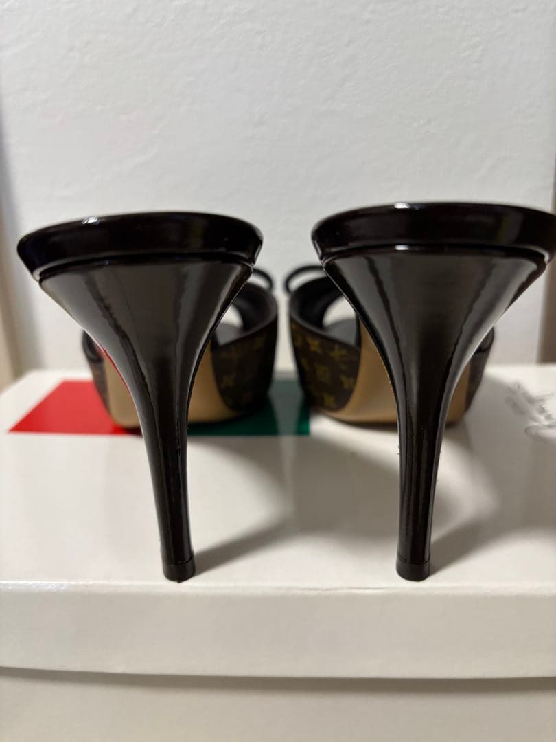 【Louis Vuitton】ブラウン ミュール 38サイズ