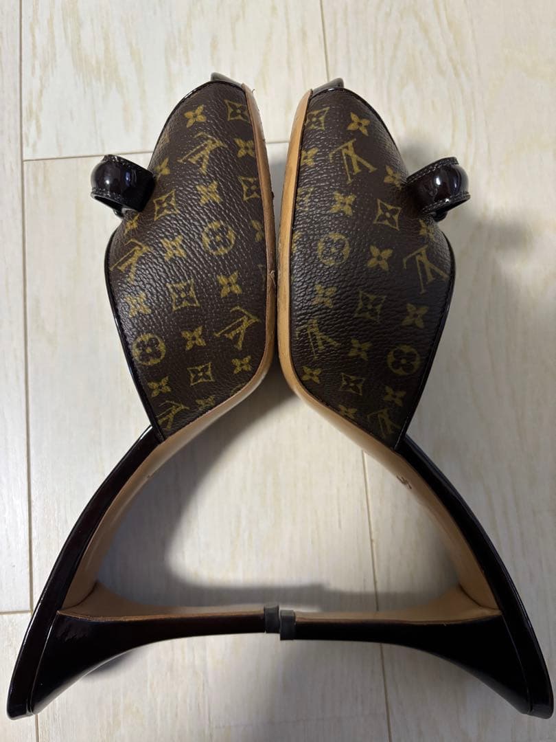 【Louis Vuitton】ブラウン ミュール 38サイズ