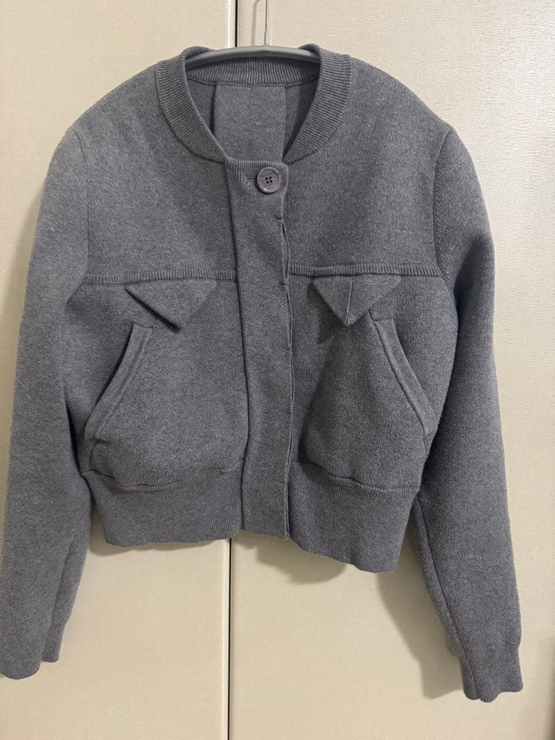 トップス Compact Knit Cashmere Blouson
