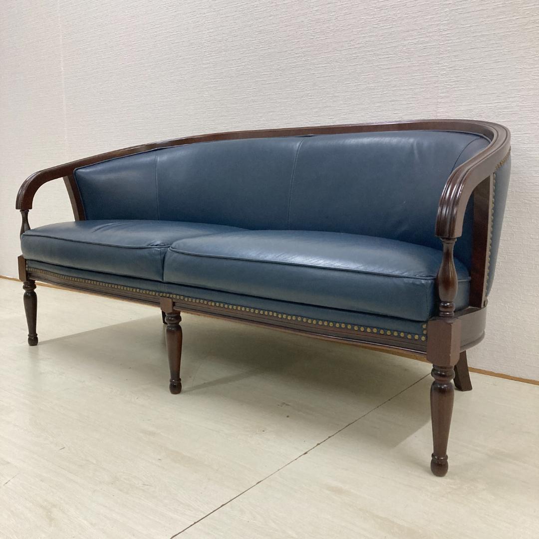 【マルニ】ブリティッシュコレクション　KENT-COURT　本革　2人掛けソファ