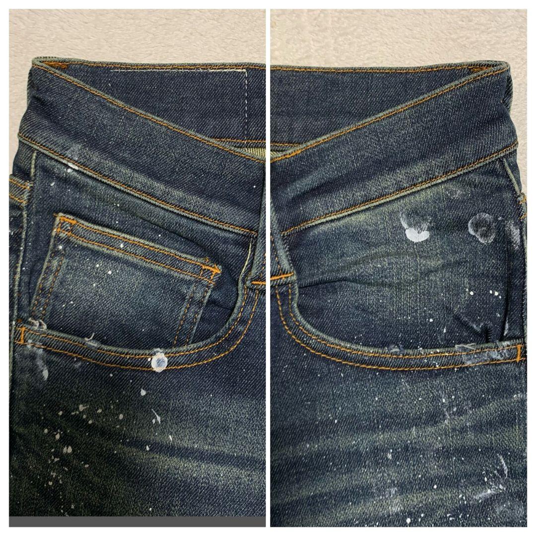 《レア》NO ID.×OVERDESIGN ストレッチ パッチワークスキニー