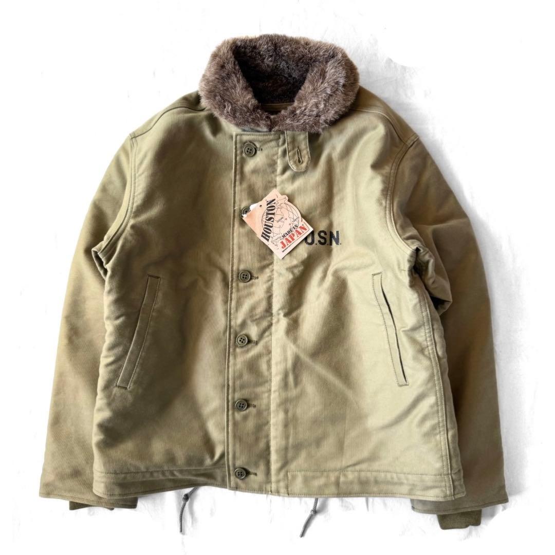 HOUSTON N-1 デッキジャケット ミリタリー ベトジャン 新品 38