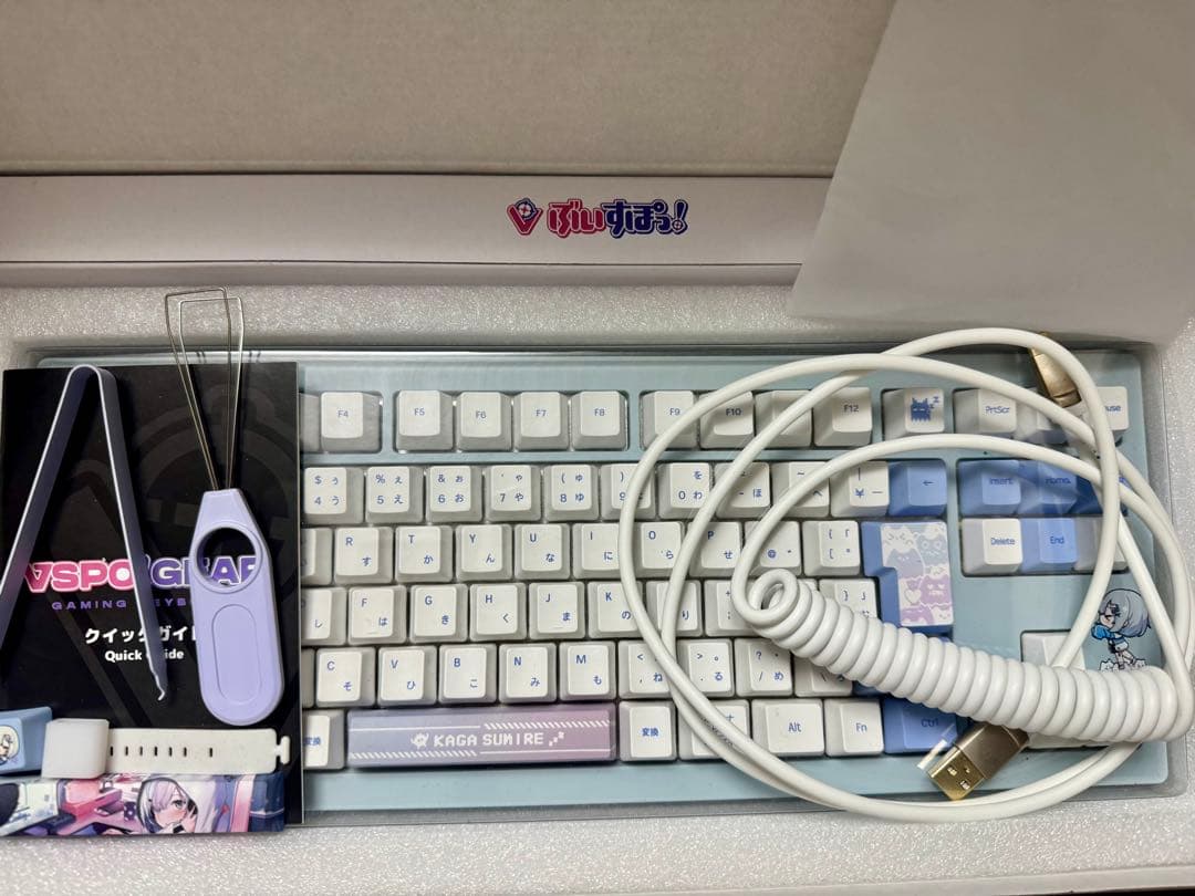 VSPO GEAR ゲーミングキーボード 花芽すみれEdition