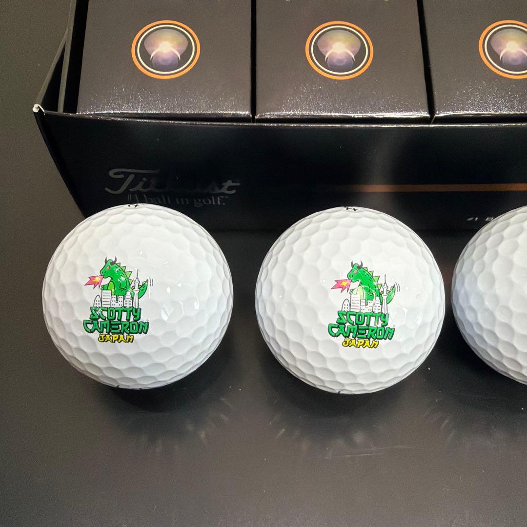 スコッティキャメロン 限定 タイトリスト PRO V1 ゴジラ 1ダース