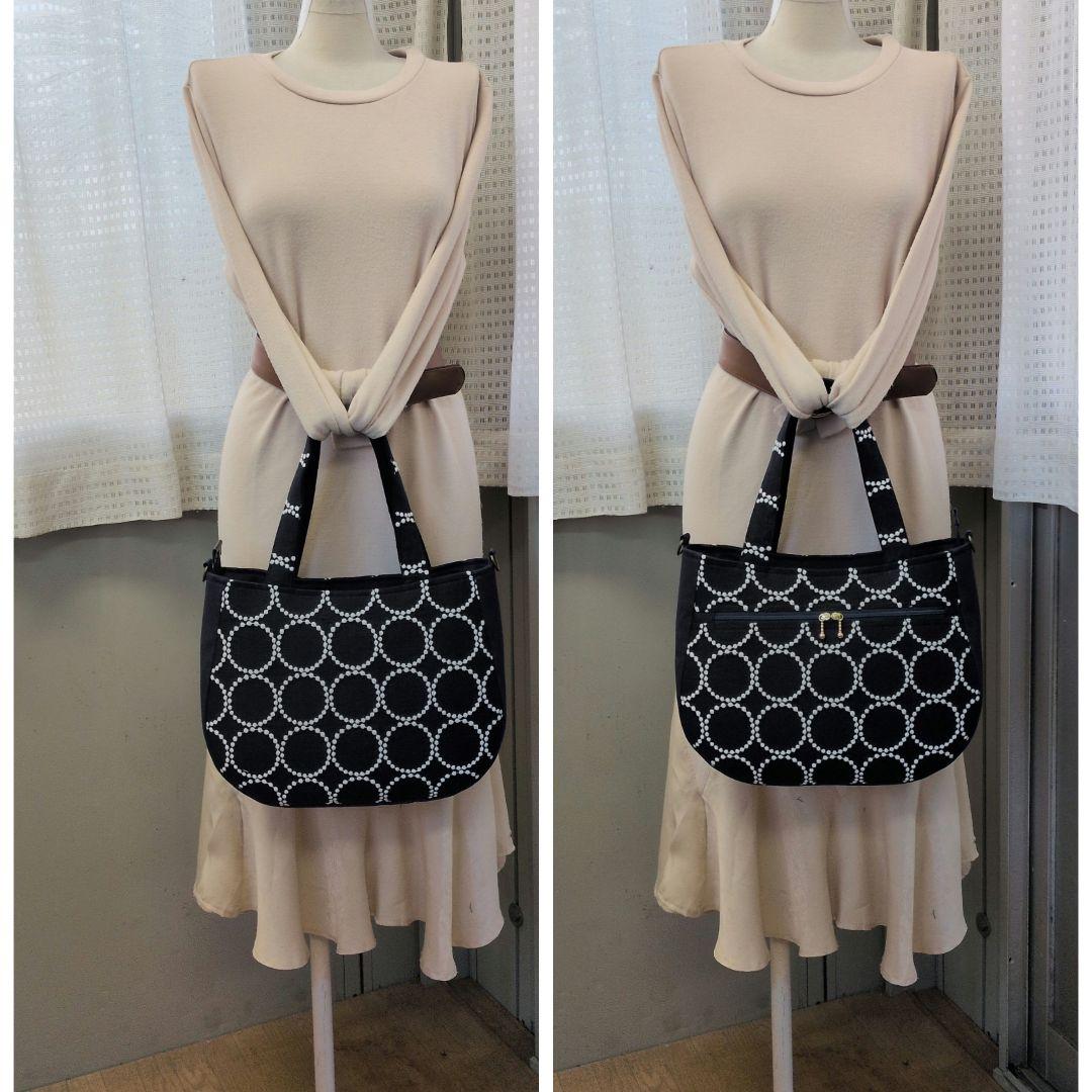 ミナペルホネン　ハンドメイド　バッグ　トートバッグ　タンバリン