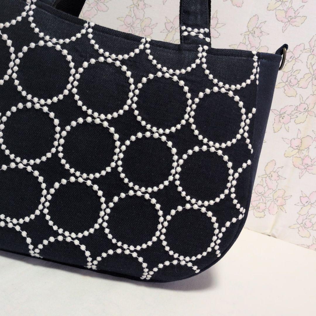 ミナペルホネン　ハンドメイド　バッグ　トートバッグ　タンバリン