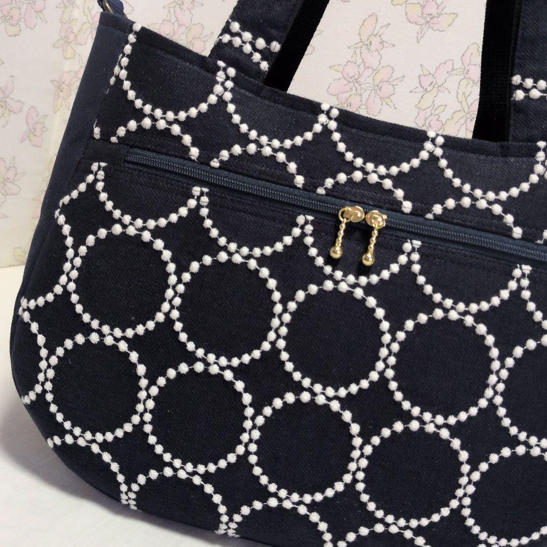 ミナペルホネン　ハンドメイド　バッグ　トートバッグ　タンバリン