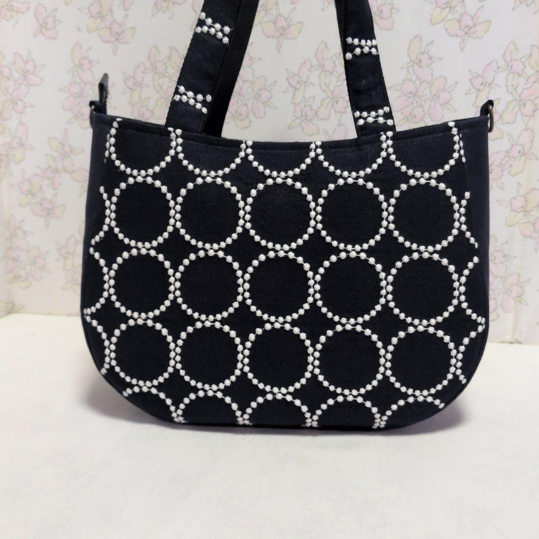 ミナペルホネン　ハンドメイド　バッグ　トートバッグ　タンバリン
