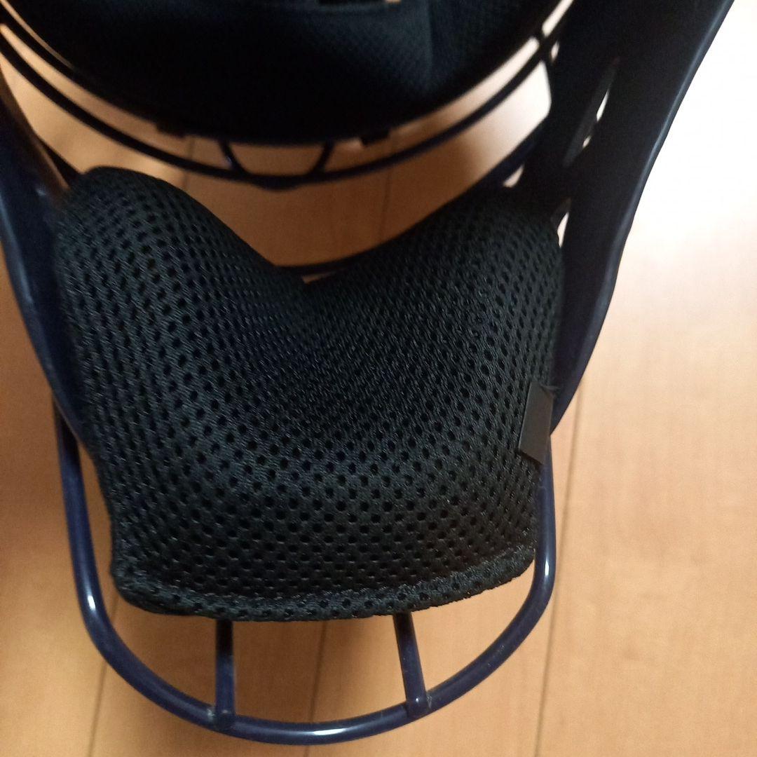 美品 HI-GOLD キャッチャーマスク ネイビー ホッケー型