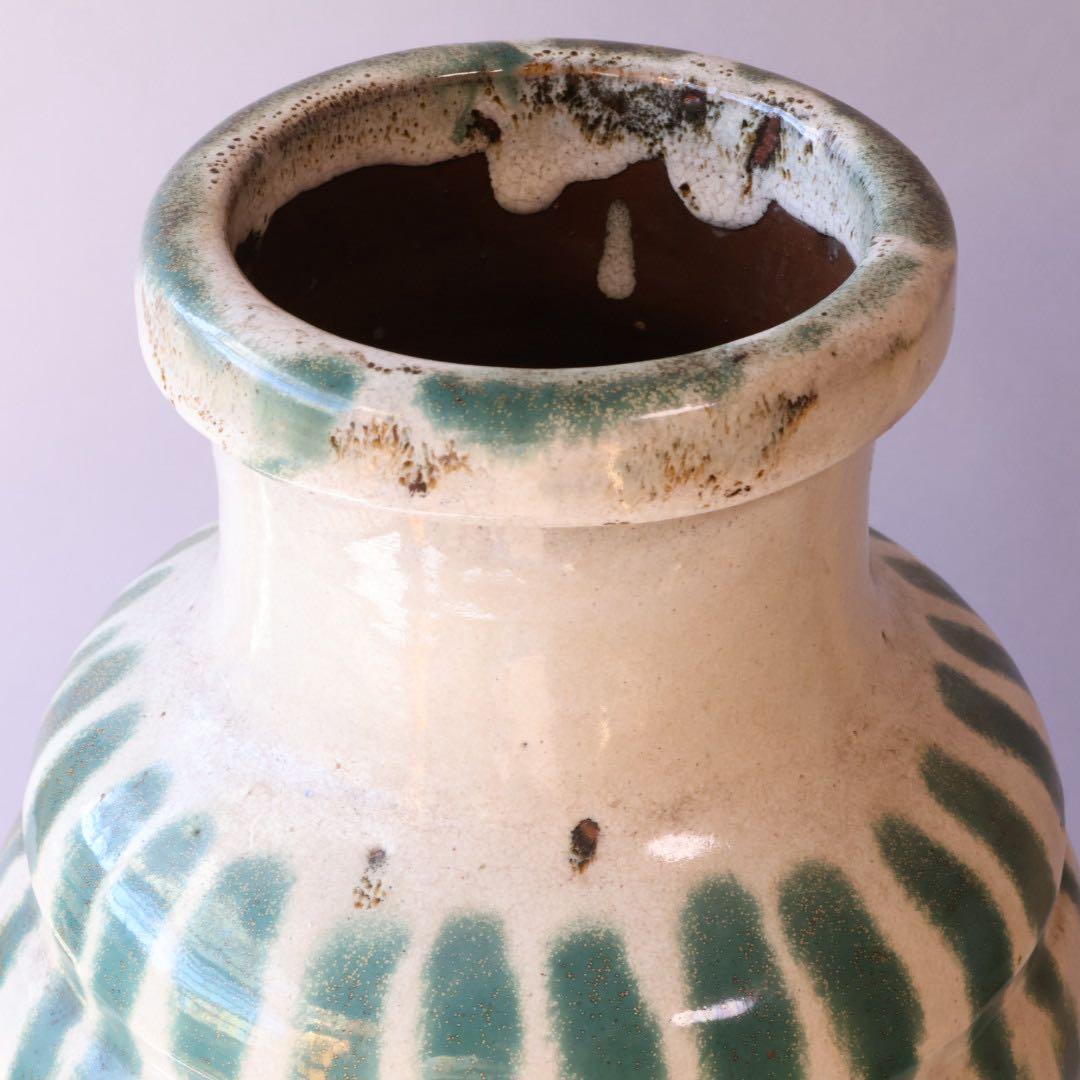 時代物 すだれ壺 約46.8cm