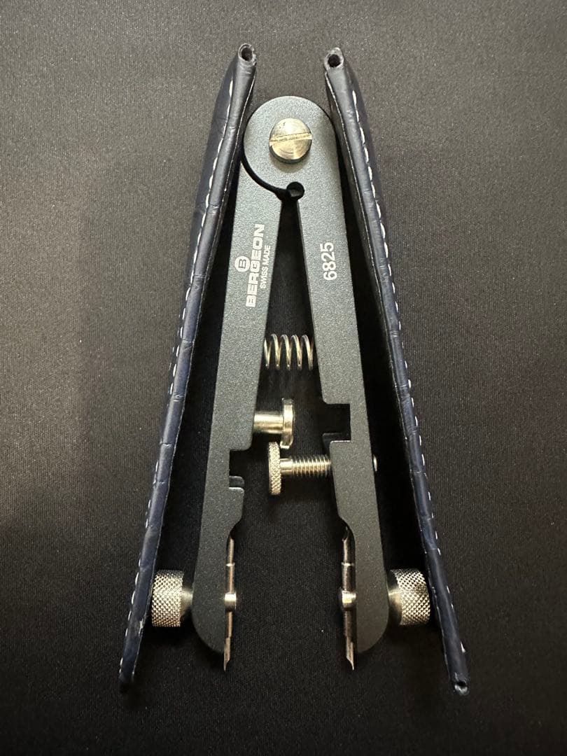 【純正品】OMEGA ネイビーアリゲーターレザーストラップ 19mm