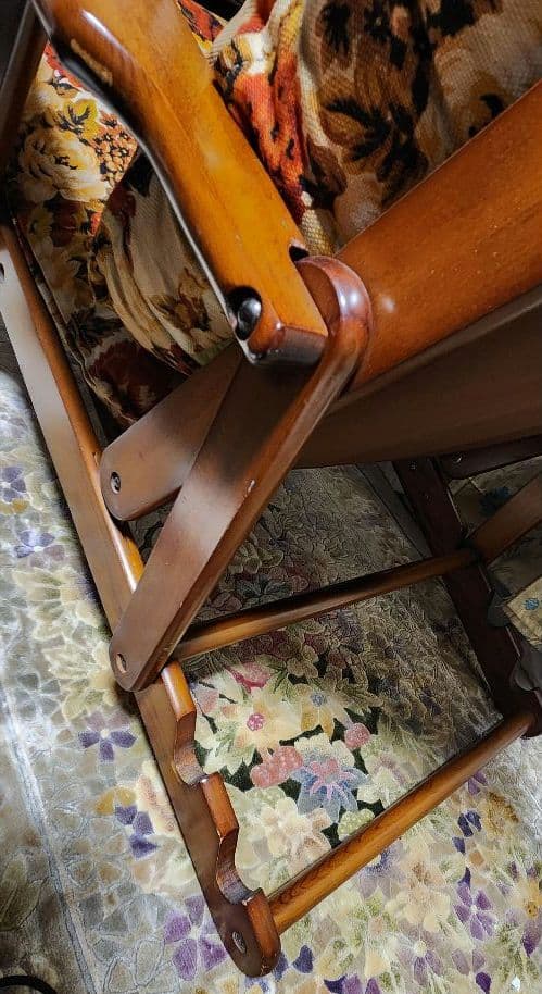 リクライニング　チェア　ビンテージ風　アンティーク風