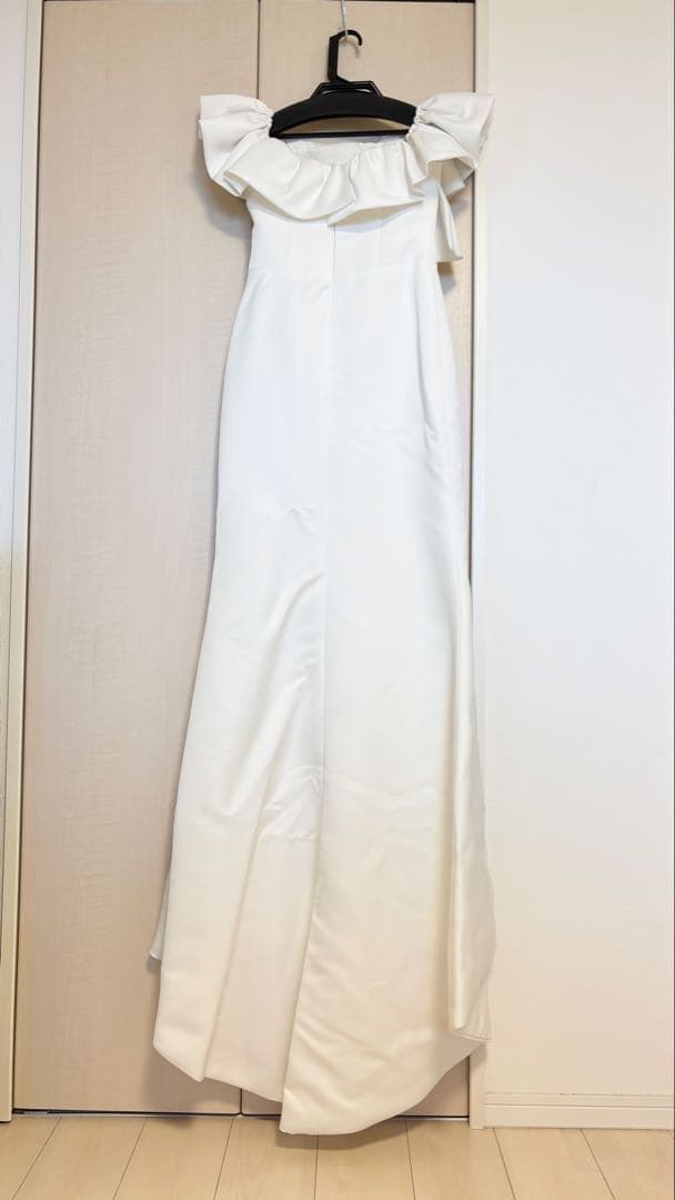 【美品】ドレスプロダクション ウェディングドレスw268