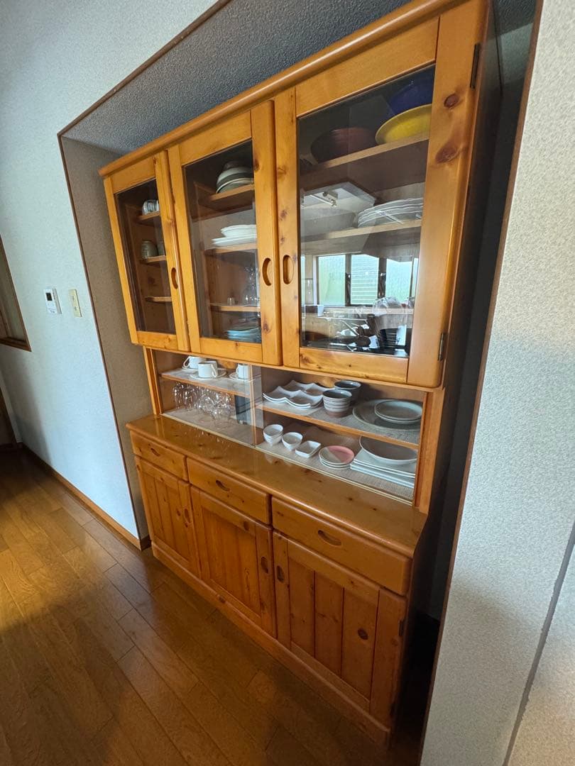 【格安美品】カップボード 食器棚