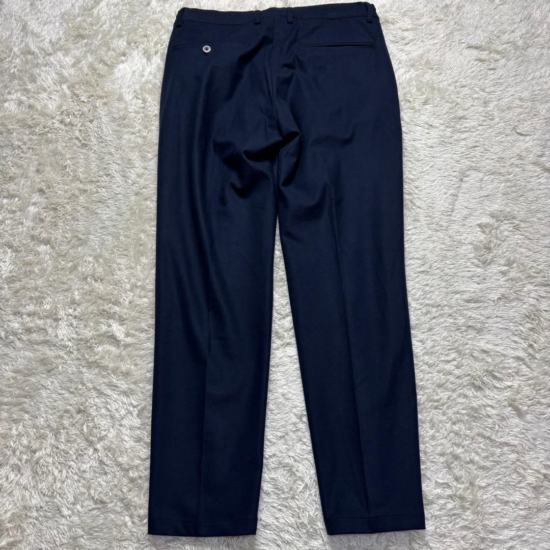 【美品】アウール マルペンサ パンツ 永久クリース ドローコード ネイビー XL