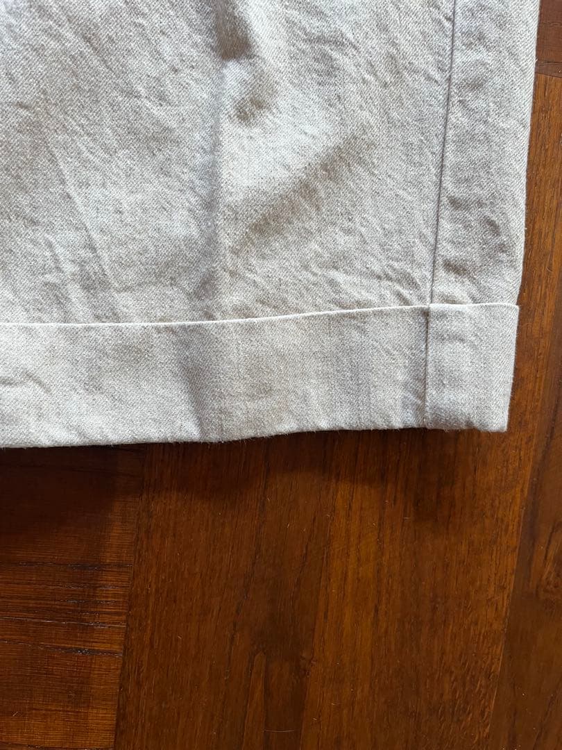 レア LVC 復刻 50s ワークパンツ 綿麻 リーバイス