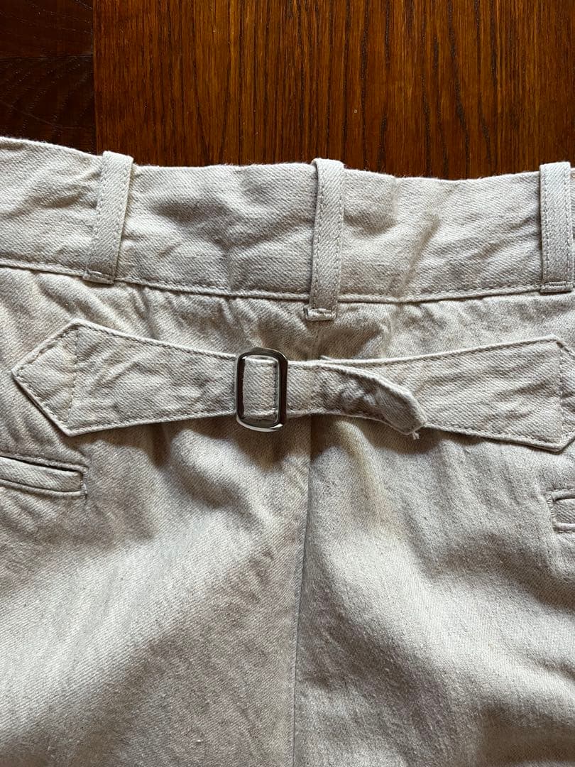 レア LVC 復刻 50s ワークパンツ 綿麻 リーバイス