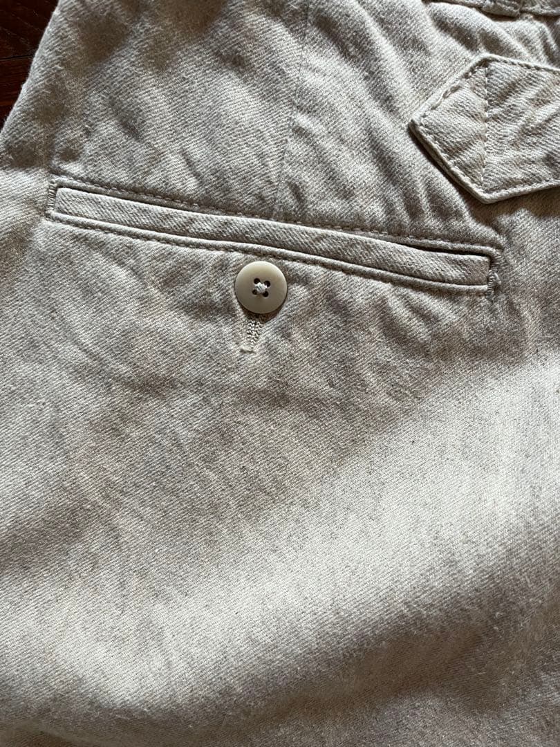 レア LVC 復刻 50s ワークパンツ 綿麻 リーバイス