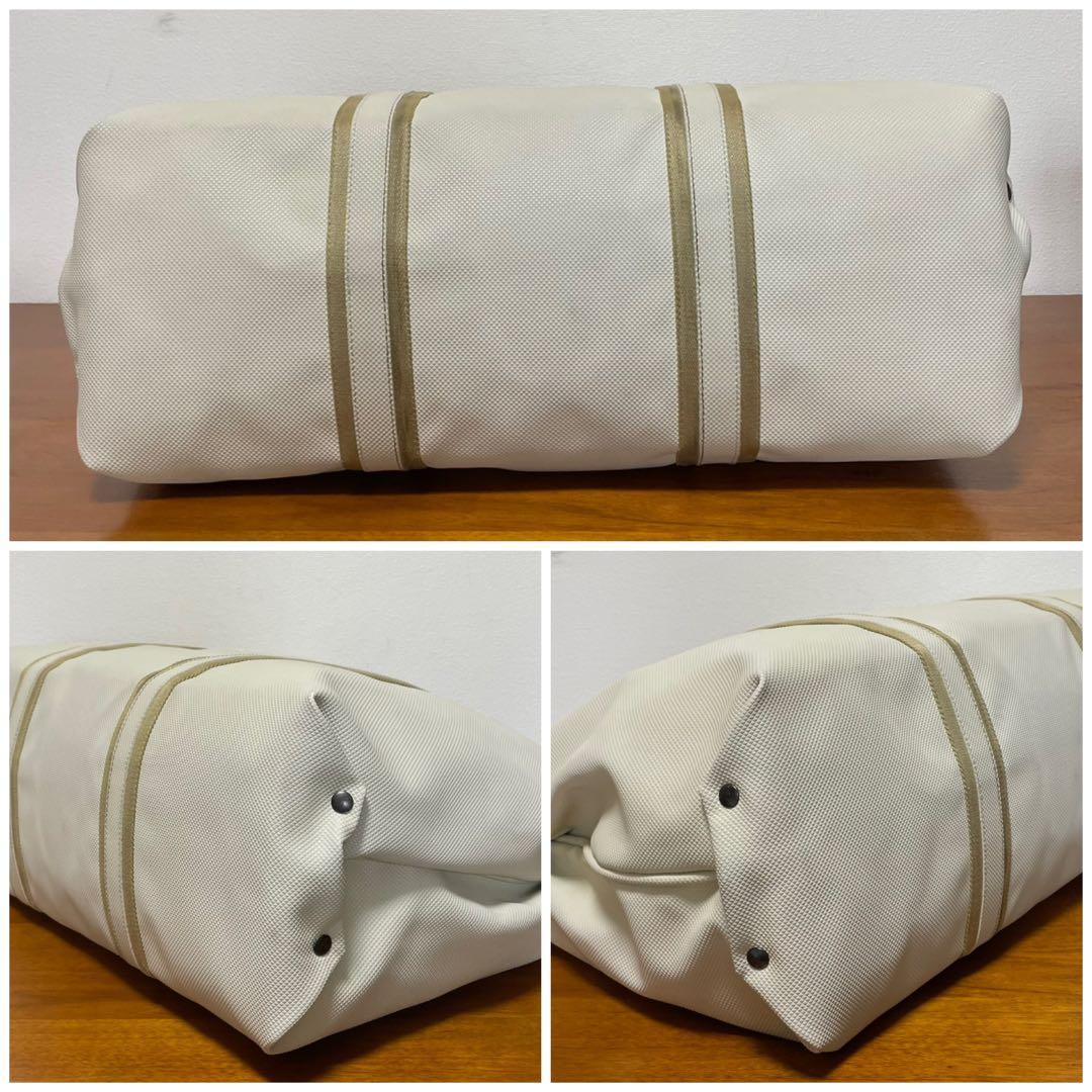 《極美品》ボッテガヴェネタ ナイロン×レザー ハンドバッグ ベージュ系