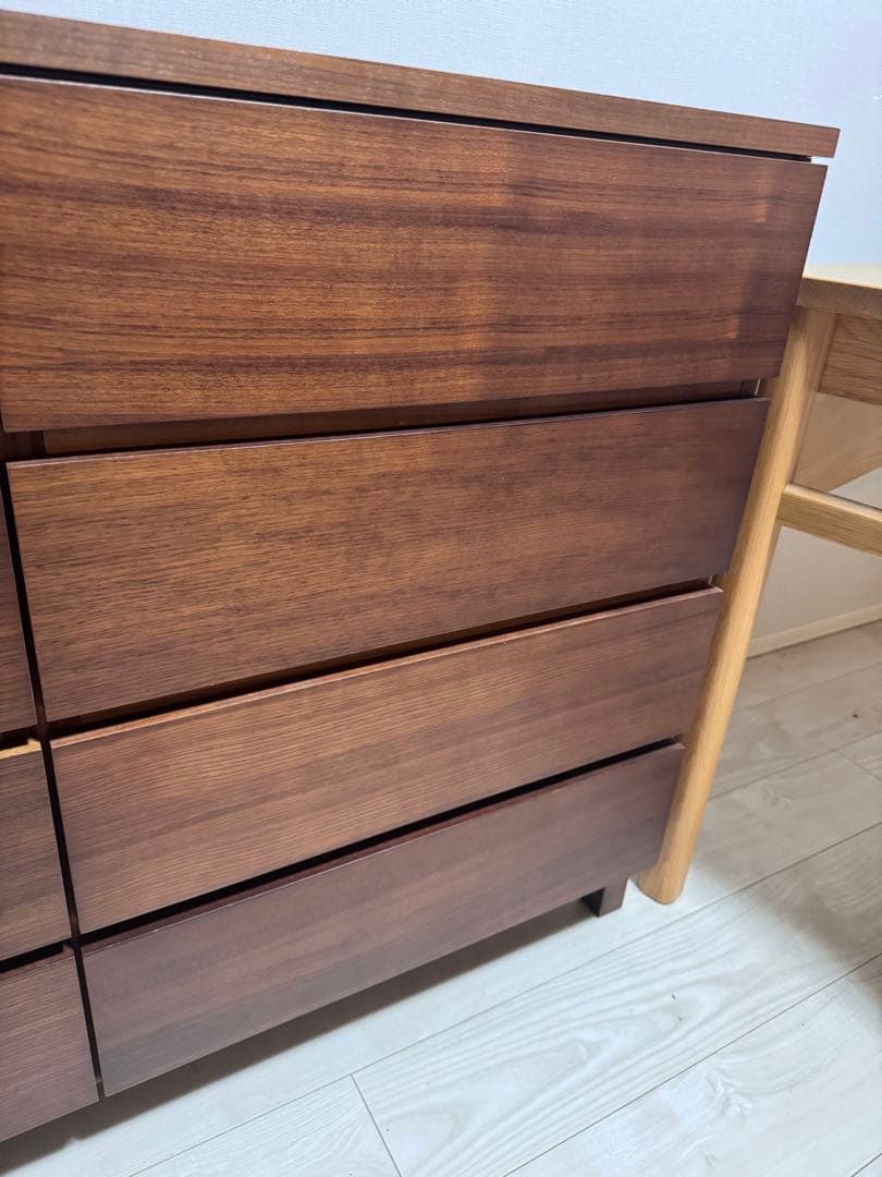 無印良品木製チェスト　ブラウン