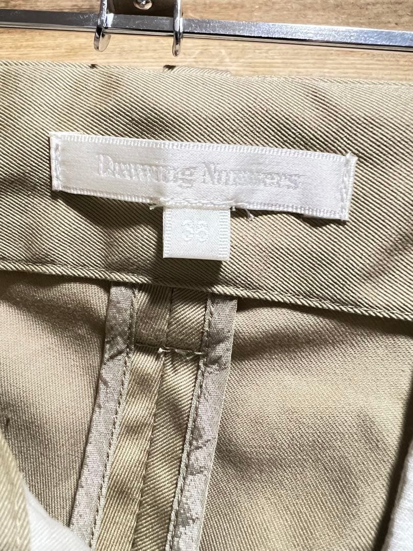 Drawing Numbers プレーンチノパンツ