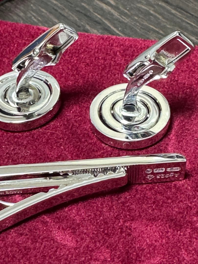 Dunhill ダンヒル カフス＆ネクタイピン 新品 正規品 マザーオブパール