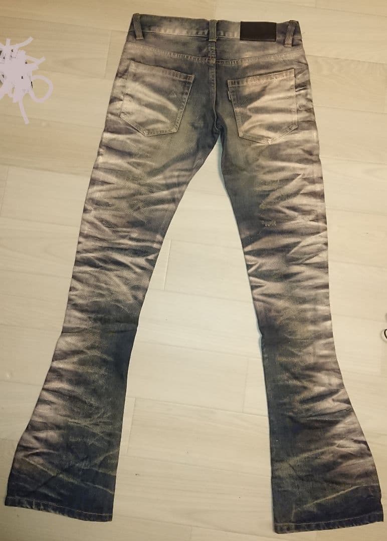 新品タグ付!TORNADO MARTシューカットデニム サイズSトルネードマート