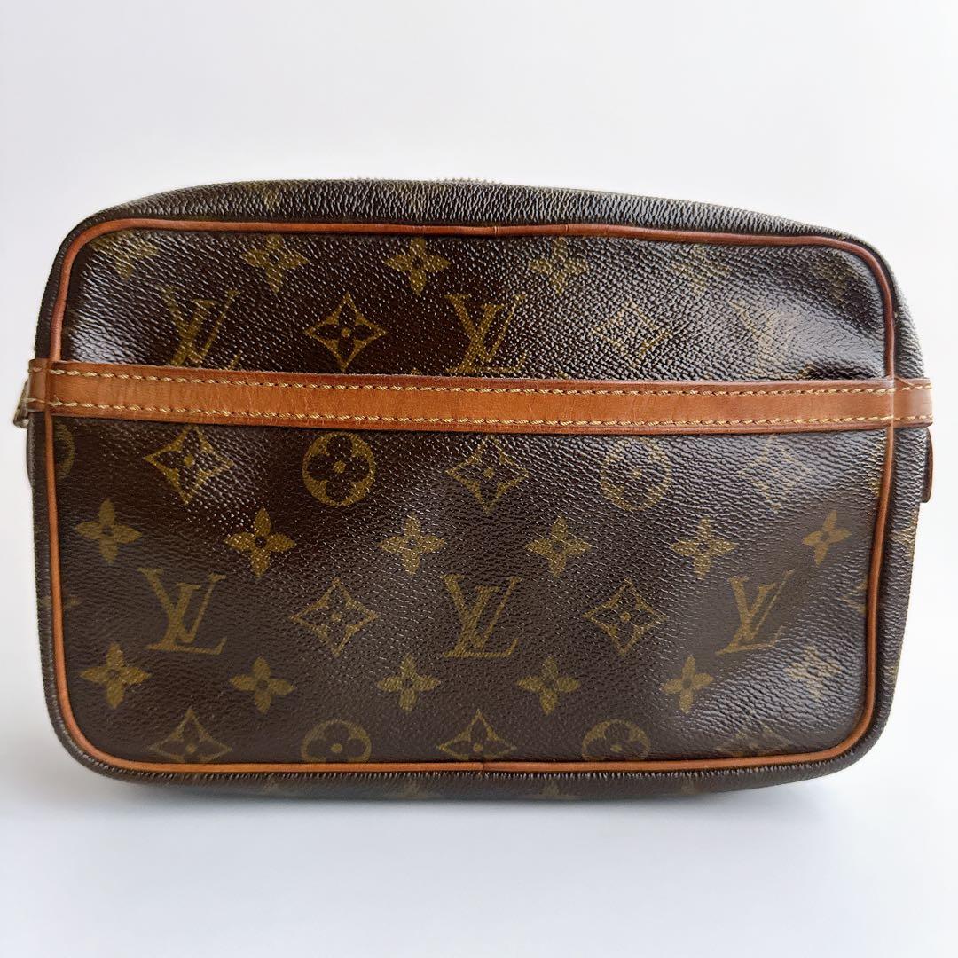 ルイヴィトン コンピエーニュ23 モノグラム セカンド クラッチバッグ ポーチ