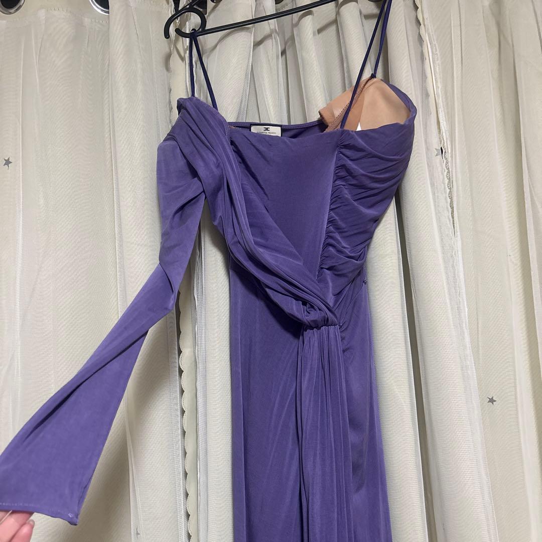 おこめbcbgとELISABETTA FRANCHI紫　とシャツワンピ3点