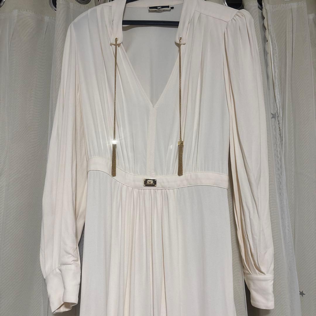 おこめbcbgとELISABETTA FRANCHI紫　とシャツワンピ3点