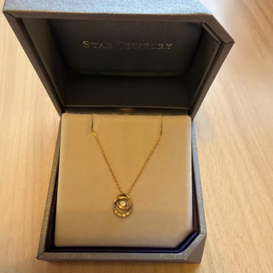 スタージュエリーネックレスk18金