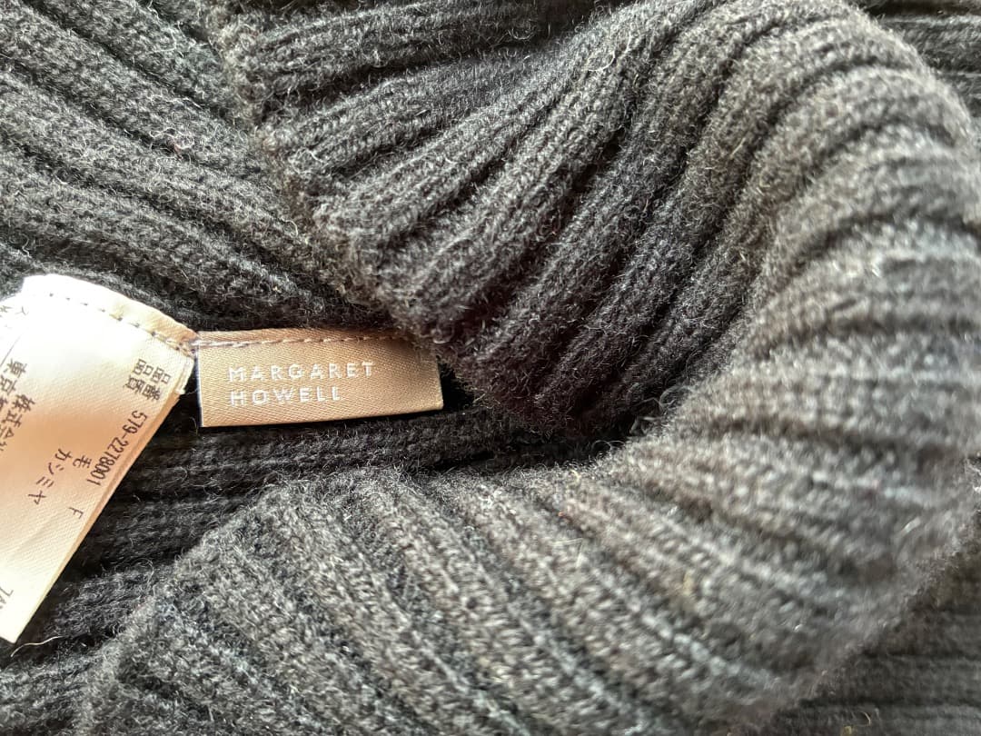 MARGARET HOWELL【スコットランド製】ネックウォーマー●男女兼用