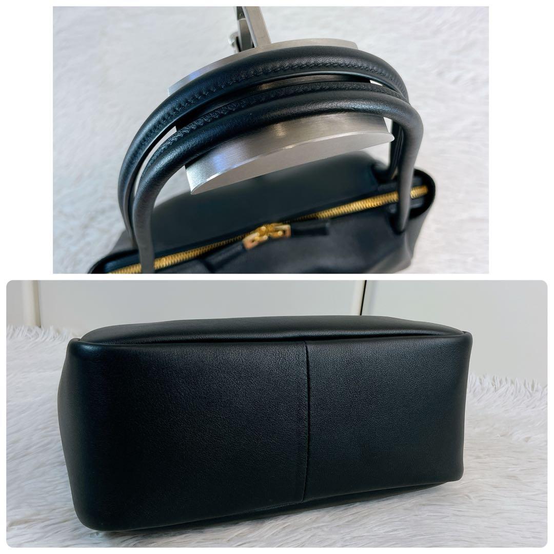 ●美品●PRADA プラダ　ハンドバッグ　レザー　ブラック　24SS